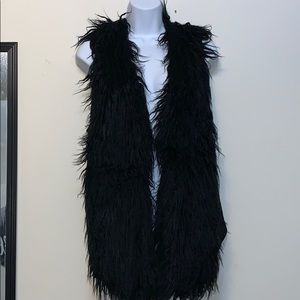 Cabi fur vest size small